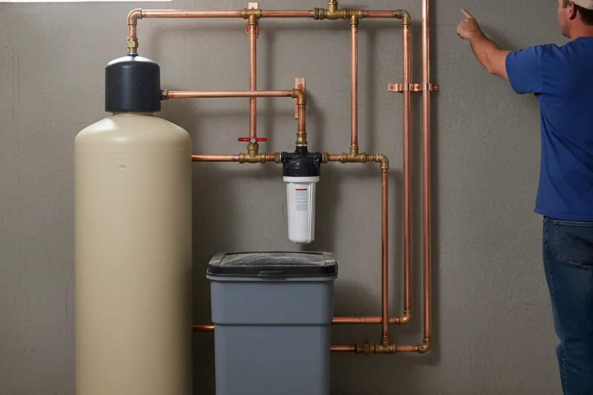Whole-house water treatment system installed in Monetta
